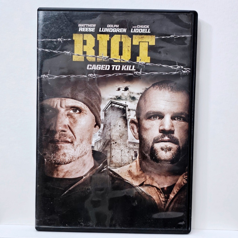 Universal Riot DVD Action Caged To Kill Matthew‎ Reese Dolph Lundgren Liddell R